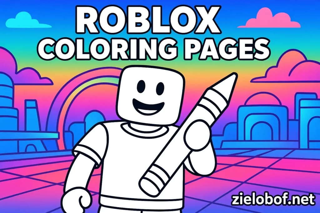 Roblox Coloring Pages