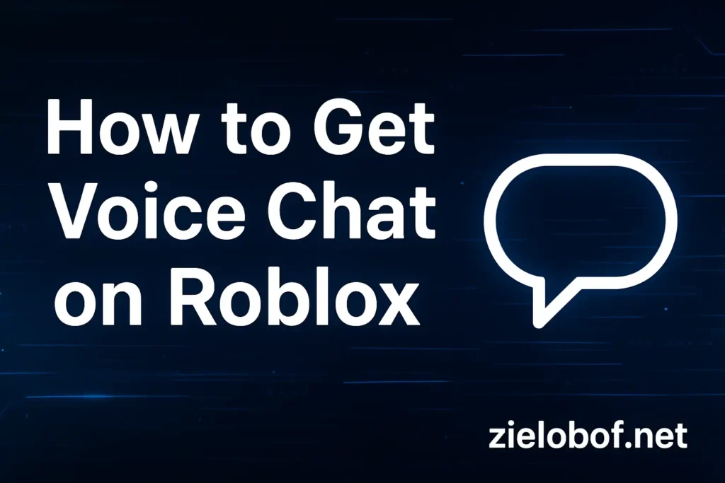 Voice Chat on Roblox