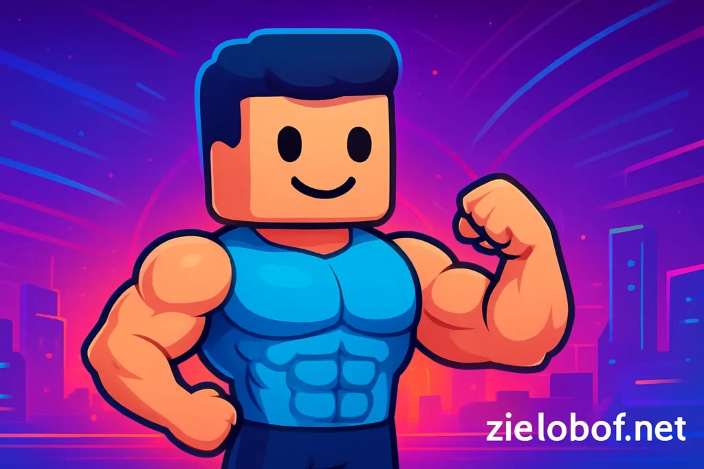 Stitch Muscular Body in Roblox